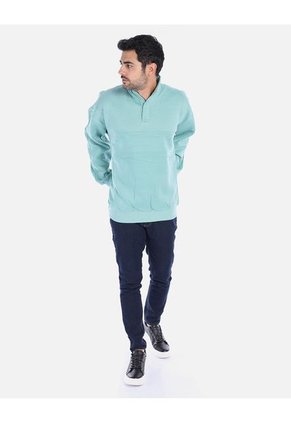 Buzo Cuello Alto Con Botones Para Hombre