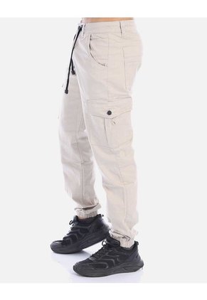 Pantalón Cargo Tipo Jogger Hombre Con Bota Resortada