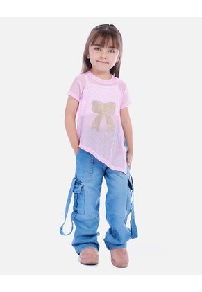 Blusa Con Estampado Tierno Para Niña