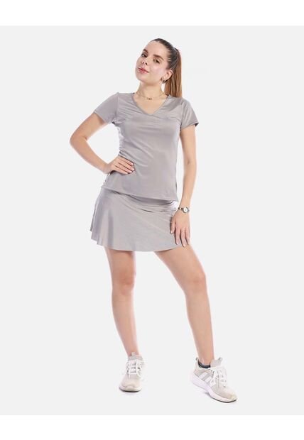 Camiseta Cuello En V Mujer De Estilo Casual