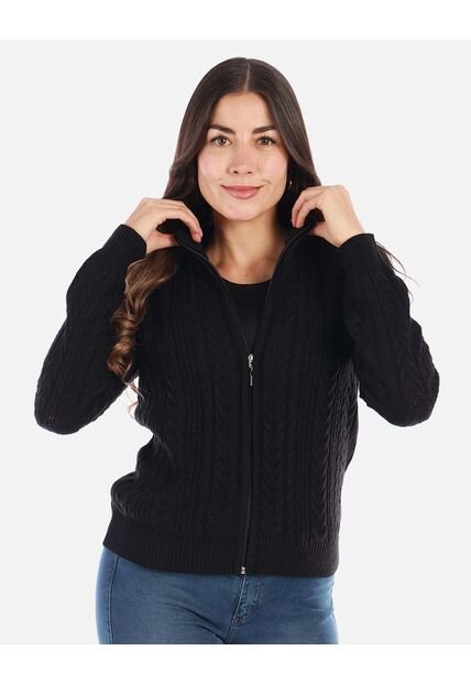 Buzo Tejido Con Cierre Y Diseño Elegante