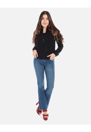 Buzo Tejido Con Cierre Y Diseño Elegante