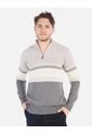 Suéter Tejido Para Hombre Con Media Cremallera de Arequipe
