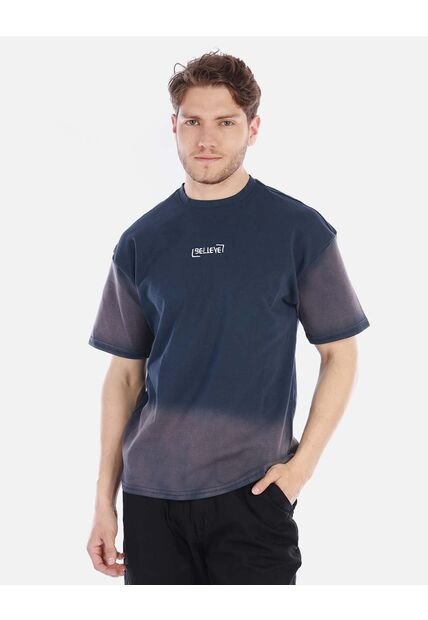 Camiseta Estampada Para Hombre Casual