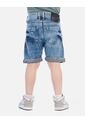 Bermuda Infantil Denim Resistente Y Cómoda de Arequipe