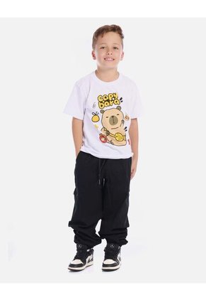 Pantalón Infantil Cargo Ligero Con Diseño Funcional