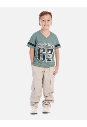 Pantalón Infantil Cargo Resistente Y Cómodo Para Diario