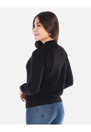 Buzo Tejido Con Cierre Y Diseño Elegante