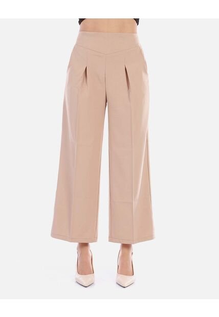 Pantalón Amplio De Silueta Fluida Para Mujer