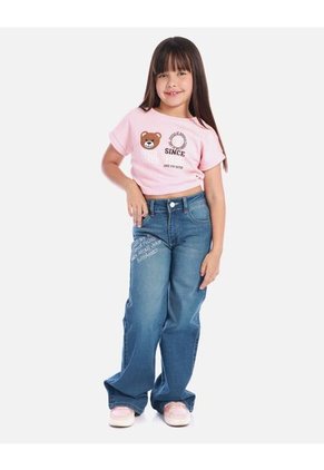 Jean Para Niña Con Ajuste Cómodo