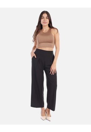 Pantalón Amplio De Silueta Fluida Para Mujer