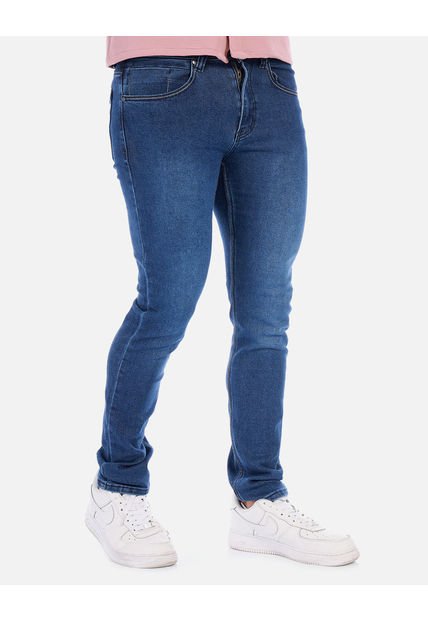 Jean Clásico Slim Fit Hombre – Denim Azul 