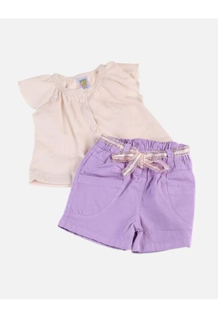 Conjunto Para Bebé Blusa + Short