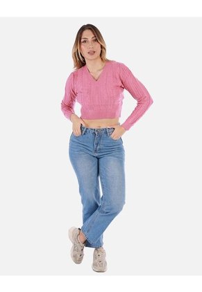 Suéter Manga Larga Mujer