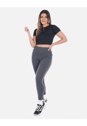 Legging Deportivo Mujer Gris Oscuro