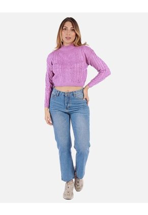 Suéter Trenzado Mujer