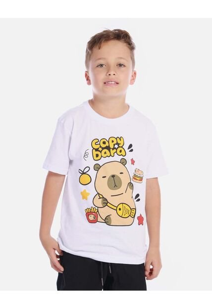Camiseta Infantil Capybara Divertida Y Cómoda