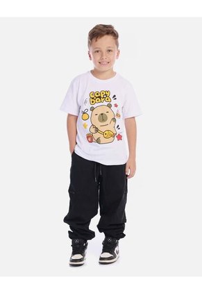 Camiseta Infantil Capybara Divertida Y Cómoda