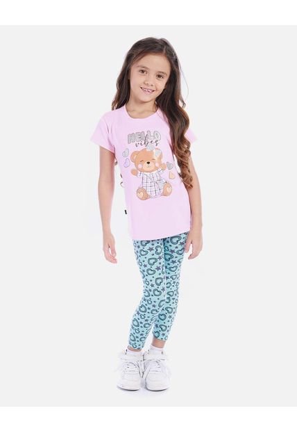 Conjunto De Leggins Y Camiseta Para Niña Para Niña