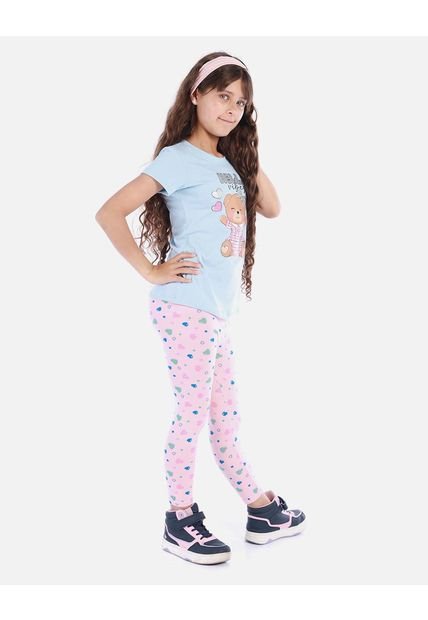Conjunto De Leggins Y Camiseta Para Niña Para Niña