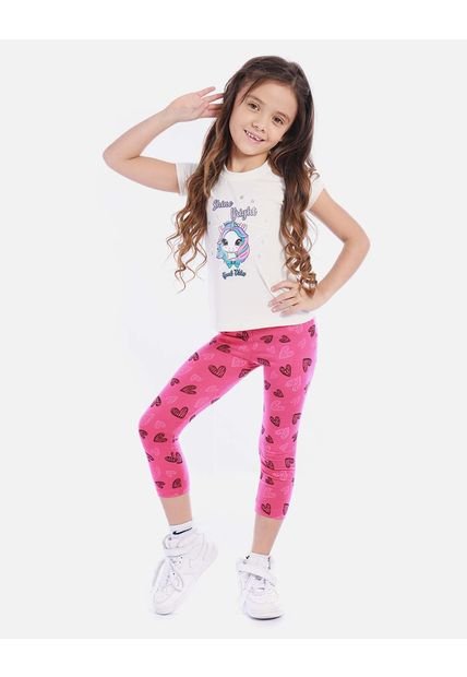 Conjunto De Leggins Y Camiseta Para Niña Para Niña