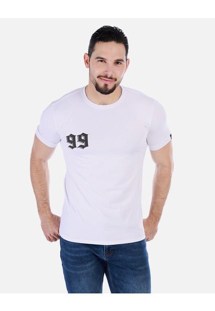 Camiseta De Hombre Con Diseño Relajado SKU : 01037001-C1-S-VOV