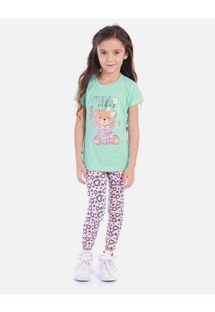 Conjunto De Leggins Y Camiseta Para Niña Para Niña