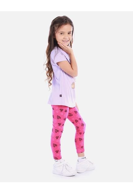 Conjunto De Leggins Y Camiseta Para Niña Para Niña