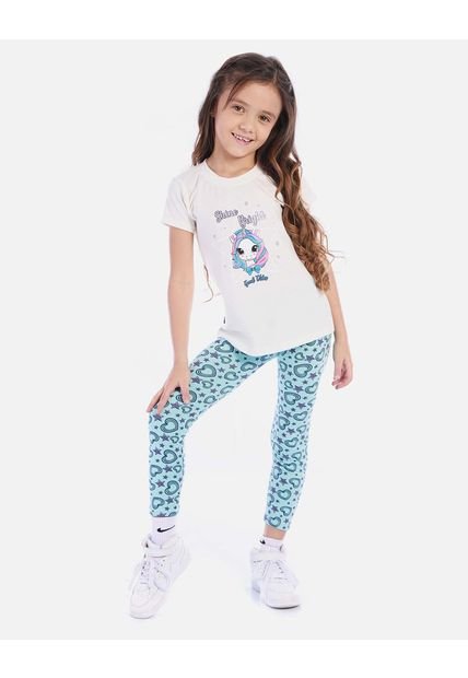 Conjunto De Leggins Y Camiseta Para Niña Para Niña