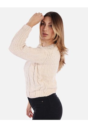 Suéter Tejido Manga Larga Mujer