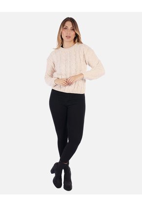 Suéter Tejido Manga Larga Mujer
