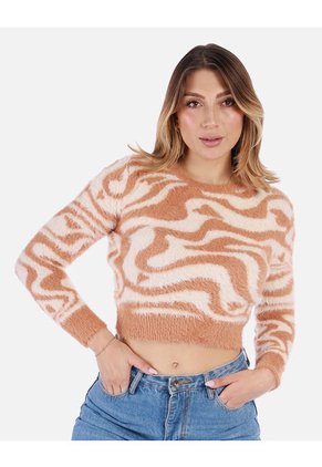 Suéter Estampado Mujer
