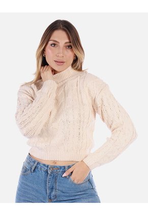 Suéter Trenzado Mujer