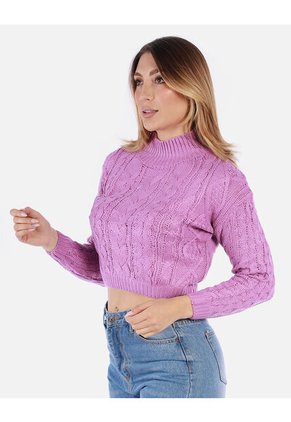 Suéter Trenzado Mujer