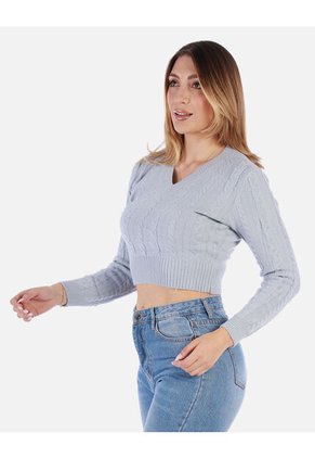 Suéter Manga Larga Mujer