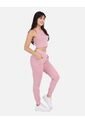 Conjunto Casual Mujer En Canalé Con Top Crop Y Jogger Cómodo de Arequipe