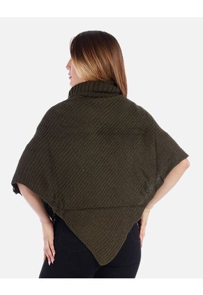 Ruana Tejida Amplia Mujer