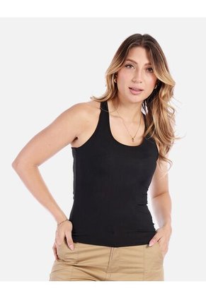Camiseta Corta Ajustada De Mujer En Tejido Suave Y Liviano