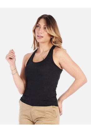 Camiseta Corta Ajustada De Mujer En Tejido Suave Y Liviano
