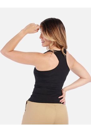 Camiseta Corta Ajustada De Mujer En Tejido Suave Y Liviano