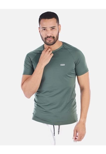 Camiseta Deportiva Licrada Hombre Unicolor