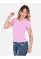 Camiseta Básica Ajustada De Mujer En Tejido Suave de Arequipe