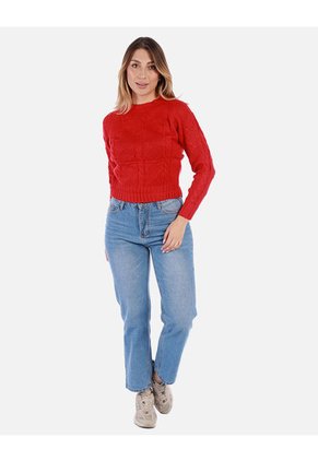 Suéter Trenzado Para Mujer