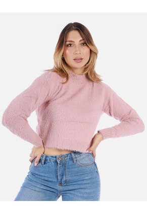 Suéter Peludo Mujer