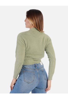 Suéter Trenzado Para Mujer