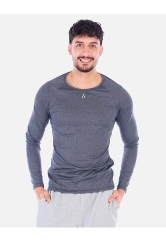 Camiseta Deportiva Hombre Manga Larga Ajuste Fit Arequipe