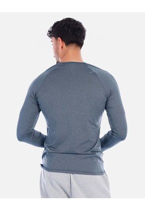 Camiseta Deportiva Hombre Manga Larga Ajuste Fit
