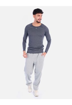 Camiseta Deportiva Hombre Manga Larga Ajuste Fit