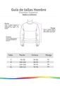 Camiseta Deportiva Hombre Manga Larga Ajuste Fit de Arequipe