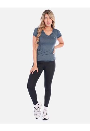 Camiseta Deportiva Mujer Con Cuello En V